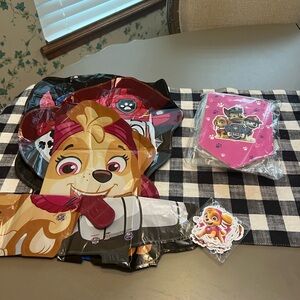 Paw patrol party supplies
